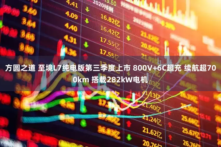 方圆之道 至境L7纯电版第三季度上市 800V+6C超充 续航超700km 搭载282kW电机